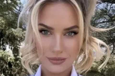 Paige Spiranac joins no bra club and almost spills out of risque golf outfit as she sends fans wild ..