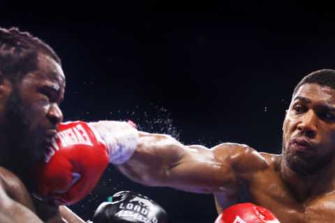 Anthony Joshua tipped to KO Deontay Wilder in brutal fashion by very unlikely source