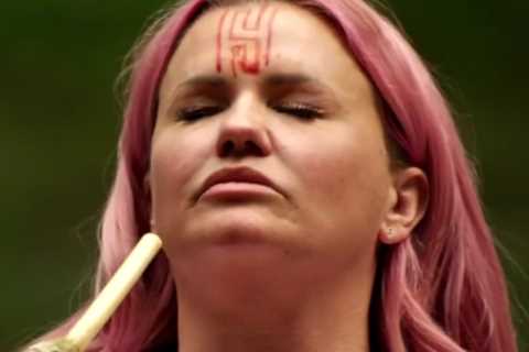 Kerry Katona left flat on her back and ‘out of it’ after taking herbal snuff on The Big Celebrity..