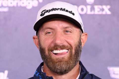 Dustin Johnson hilariously hints he picked up injury after awkward bedroom gaffe with stunning Wag..
