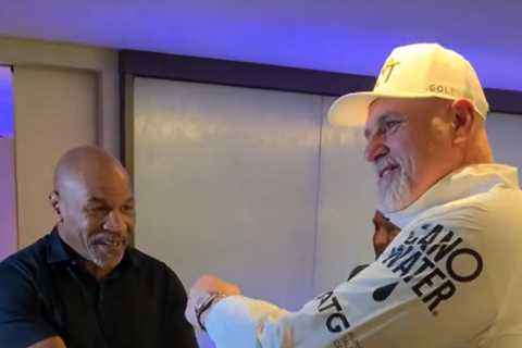 John Fury reveals Mike Tyson has AGREED to fight him after meeting at Jake Paul fight in Saudi..