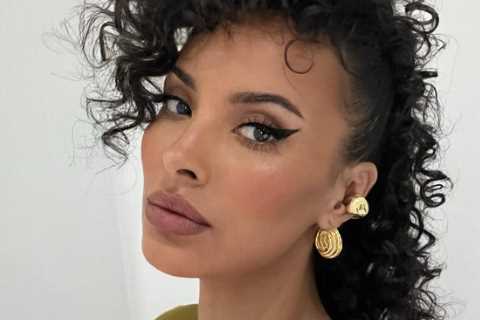 Love Island’s Maya Jama looks worlds away from the villa with a curly mullet as she shows off hair..
