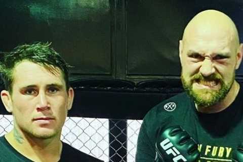 Conor McGregor challenges Tyson Fury to step into the cage after boxing superstar vow to fight..