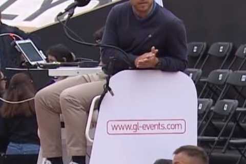 Watch bodybuilder tennis star’s X-rated rant at rival ‘acting like a 12-year-old’ before row with..
