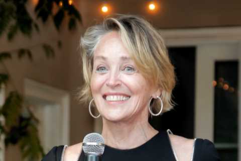 Sharon Stone, 65, shows off bare butt in very tiny Dolce &amp; Gabbana thong bikini for..