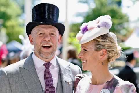 How old is Zara Tindall and how did she meet her husband Mike?