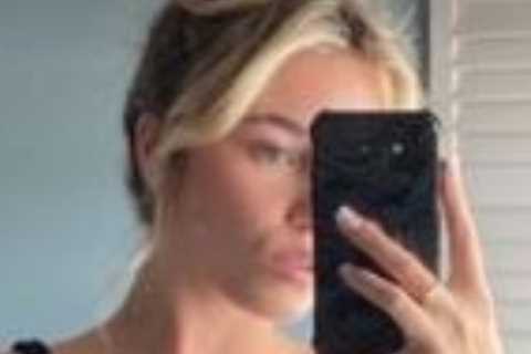 Love Island’s Lana Jenkins goes braless in crop top as she flashes her toned abs