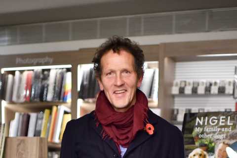 Why does Monty Don wear a scarf?