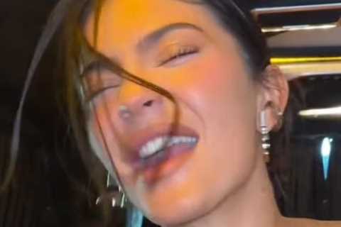 Kylie Jenner shows off provocative dance moves in skintight nude top and gets VIP treatment at..