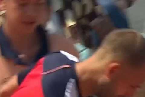 Fuming Brit Dan Evans faces huge fine for ‘breaking’ bottle after controversial call in ‘shocking’..