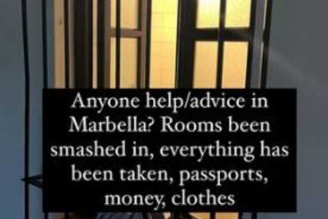 Love Island star pleads for help as hotel room is ‘smashed in’ and all belongings are stolen