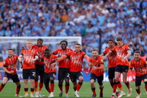 Coventry 1 Luton 1 (5-6 pens): Hatters win £200m match in dramatic fashion to reach Premier League..