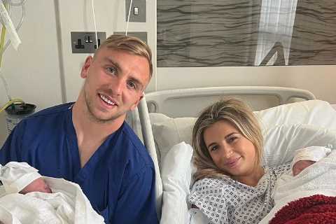 Dani Dyer shares sweet new snap of twin baby daughters after revealing their names