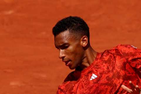 French Open tennis ace battled with DIARRHOEA during first-round defeat and revealed he was ‘sick..