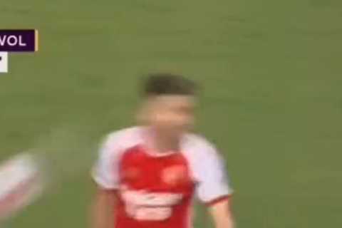 Fans spot Ruben Neves’ final Wolves act was ‘trying to kill’ Arsenal star Jorginho as he ‘agrees..