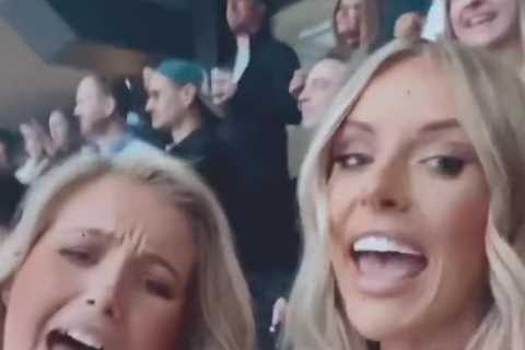 Love Island’s Faye Winter risks wardrobe malfunction in tiny crop top as she goes braless at..