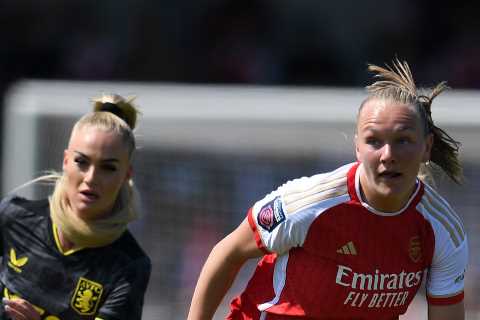 Frida Maanum pens new deal with Arsenal following her trophy-winning second season with the..