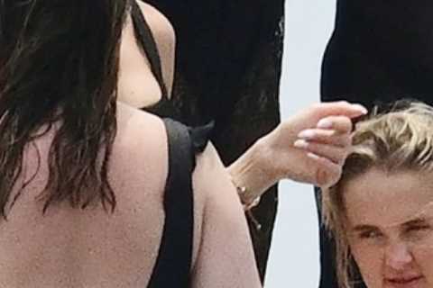 Love Island’s Molly-Mae Hague looks all partied out as she stuns in white swimsuit on wild hen do