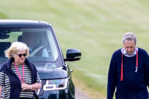 Prince Andrew gets stuck behind dog walker as he drives in Windsor — but finds it hilarious