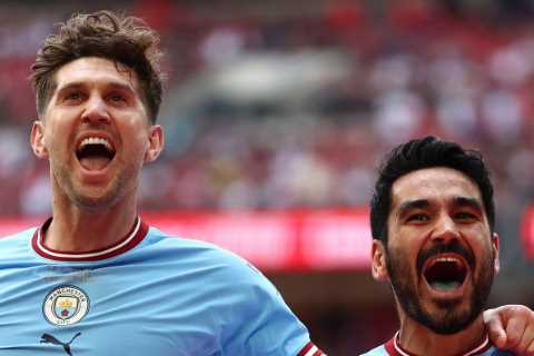 Who will Premier League and FA Cup winners Man City play in the Community Shield?