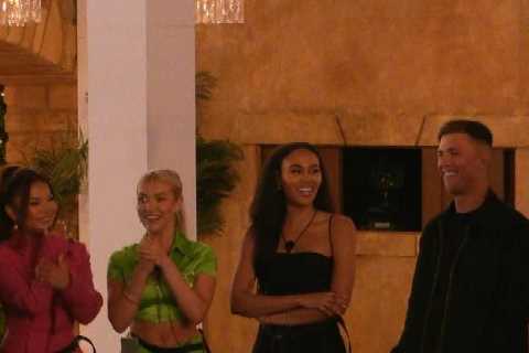 Love Island fans convinced they’ve already spotted a feud between two girls as they clash in beer..