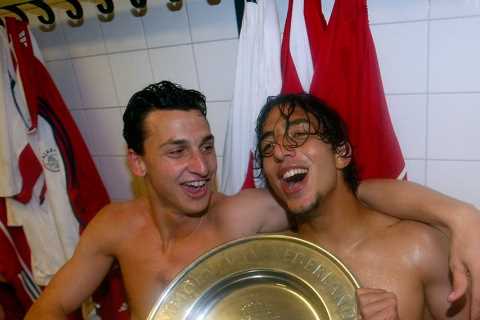 Premier League cult hero unrecognisable as he poses with young Zlatan Ibrahimovic in throwback pic..