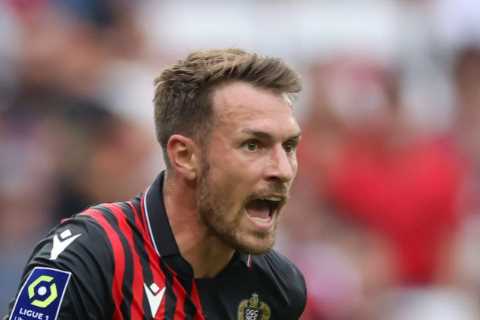 Arsenal legend Aaron Ramsey ‘could be forced to quit Nice’ just weeks after triggering new deal