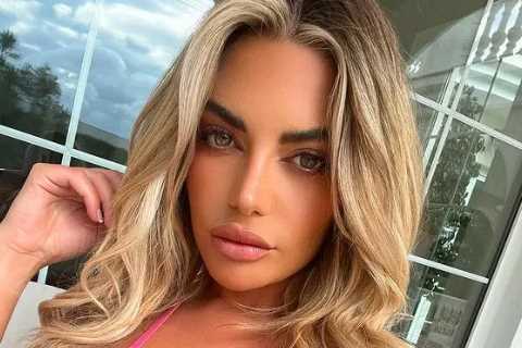 Love Island star Megan Barton Hanson poses in barely-there tiny bikini in Marbella