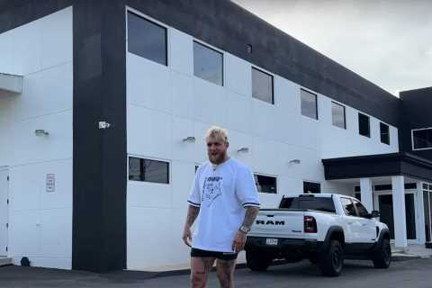 Inside Jake and Logan Paul’s $4m two-story warehouse gym in Puerto Rico with boxing ring, weights..