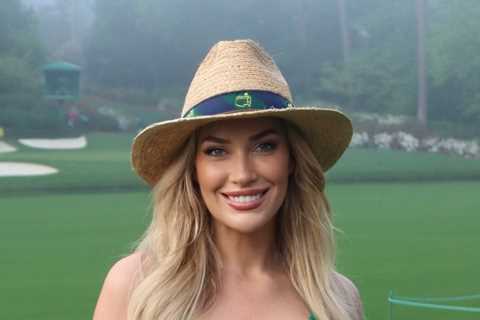 Paige Spiranac’s stunning earnings revealed from Masters towel that channelled no bra club and..