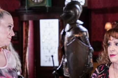 Elaine Peacock humiliates stepdaughter Gina Knight in EastEnders