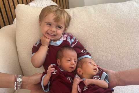 Dani Dyer reveals Santi’s adorable name for boyfriend Jarrod as her kids support West Ham star