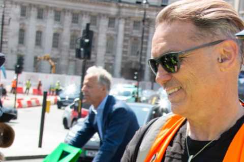 Millionaire who gave Labour £1.4million slammed for joining Just Stop Oil fanatics on march