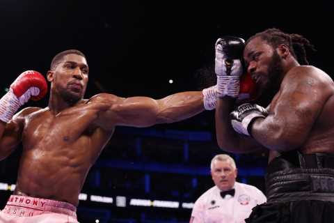 Mike Tyson’s old coach reveals prediction for Anthony Joshua vs Deontay Wilder as former champ..