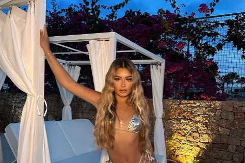 Lucinda Strafford looks incredible in metallic bikini two years after Love Island appearance