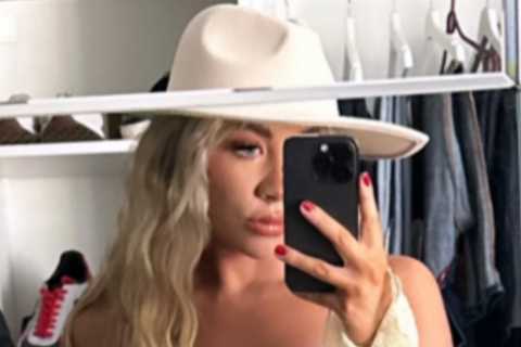 Love Island’s Paige Turley shows ex Finn Tapp what he’s missing as she poses in see-through dress