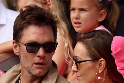 Tom Brady chats to Djokovic’s stunning wife Jelena at star-studded French Open final with Mbappe..