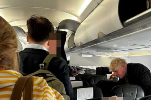 Grim-faced Boris Johnson received killer email which blew up political career as he boarded jet