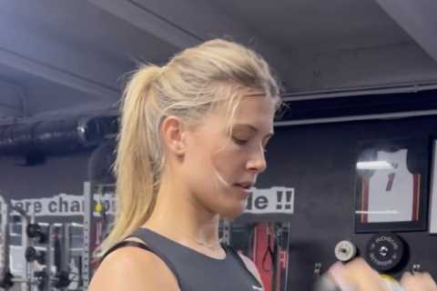 Stunning tennis star Eugenie Bouchard sends fans wild with intense workout as they say ‘this is so..