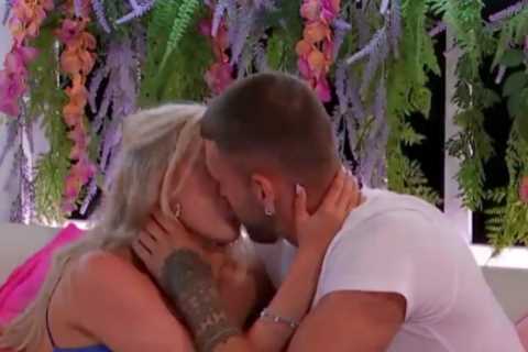 Love Island fans slam Molly’s reaction after she snogs Zach in secret