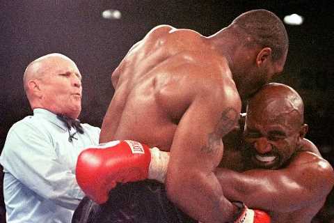 Evander Holyfield still open to exhibition with Mike Tyson at combined age of 116 but makes strict..