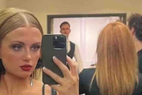 Maisie Smith wows in tiny black dress as she shares behind the scenes images from new film