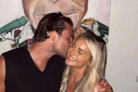 Love Island couple spark rumours they’re back together after bitter villa split as they kiss in..