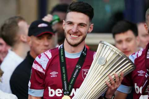 Arsenal set to seal £110MILLION Declan Rice transfer as Chelsea, Man Utd and Bayern fall out of..