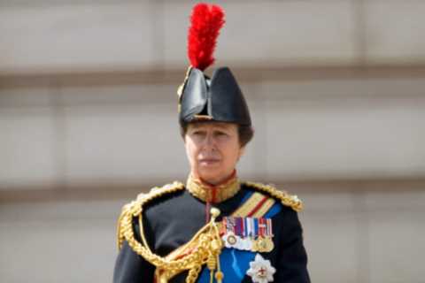 Why does Princess Anne wear a military uniform?