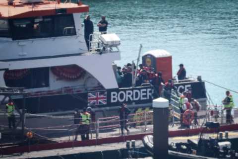 Migrant centres at risk of being overwhelmed with another 85,000 small boat arrivals predicted this ..