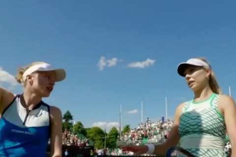Fuming British tennis star slams her own friend’s ‘unprofessional gesture’ in awkward row just..