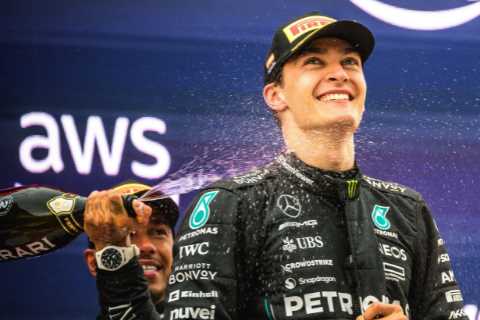 F1 star George Russell cheekily offered career change to new sport after home-town team ask him to..