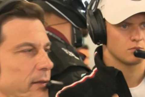 Watch Mercedes boss Toto Wolff hilariously mock Fernando Alonso after Spaniard almost crashed into..