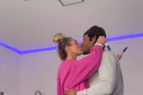 Love Island star reveals girlfriend is pregnant with their first child as they share sweet reveal